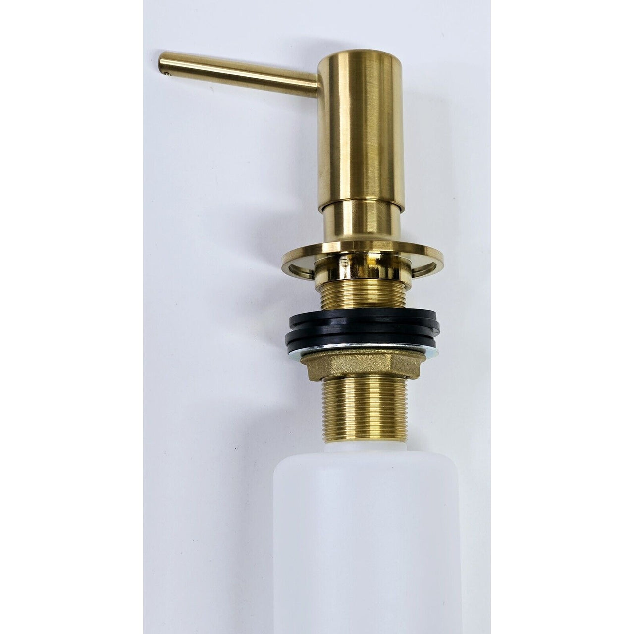 Signature Hardware 457677 Low-Profile Soap or Lotion Dispenser - Brushed Gold