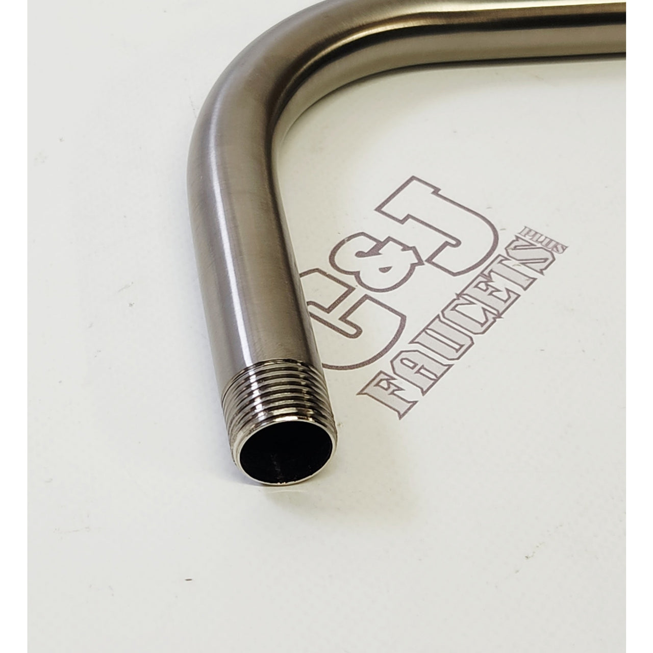 Signature Hardware 483910 12-3/8" Shower Arm and Flange - Brushed Nickel READ