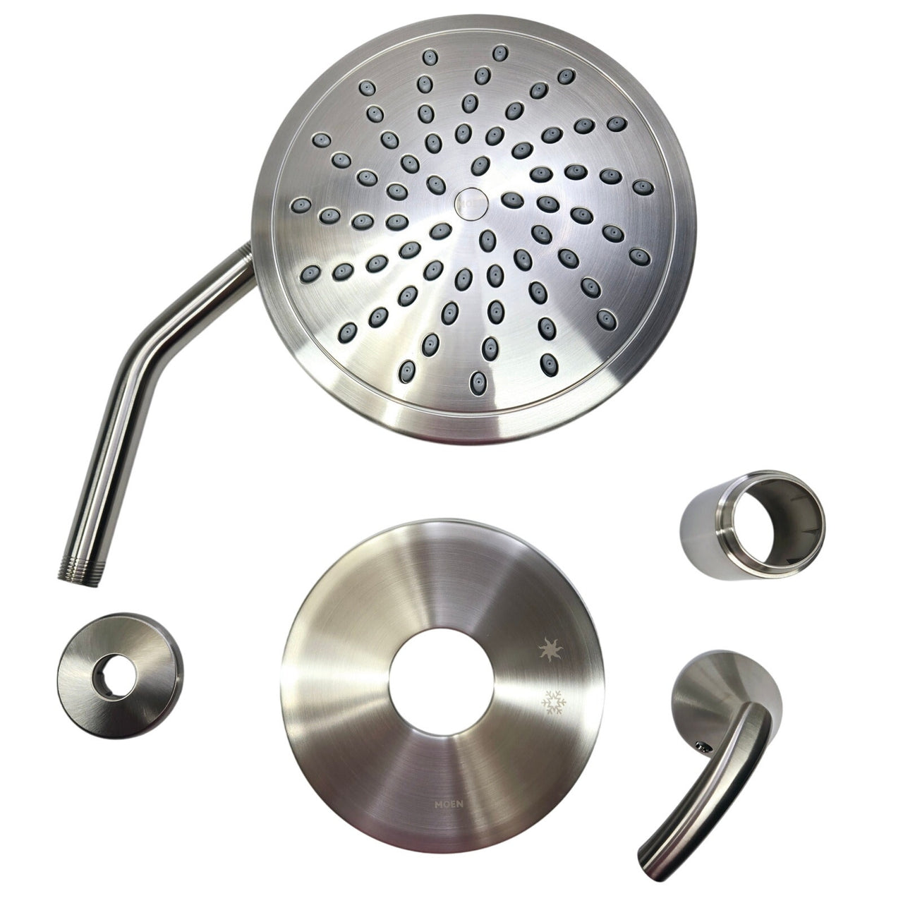 Moen UT2842EPBN Glyde M-CORE 2-Series Shower Trim Kit, No Valve - Brushed Nickel