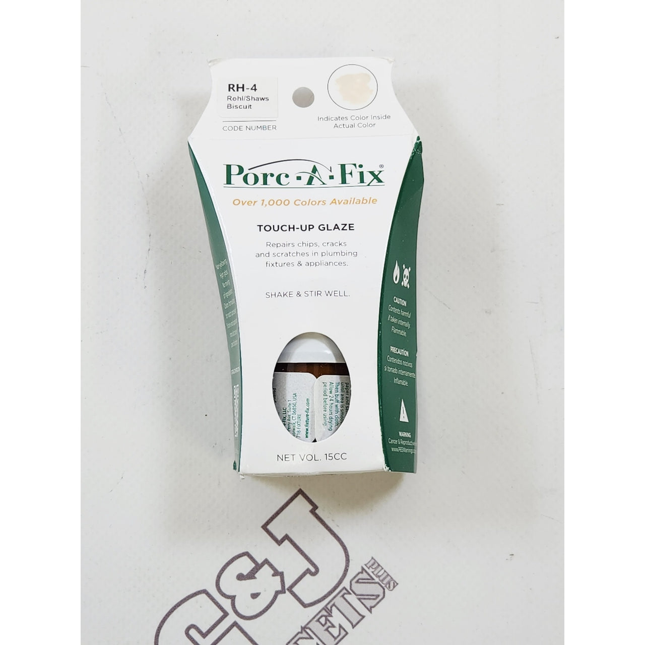 Rohl PORCAFIXSHAWSBISCUIT Porc-A-Fix Touch Up Glaze Kit - Biscuit