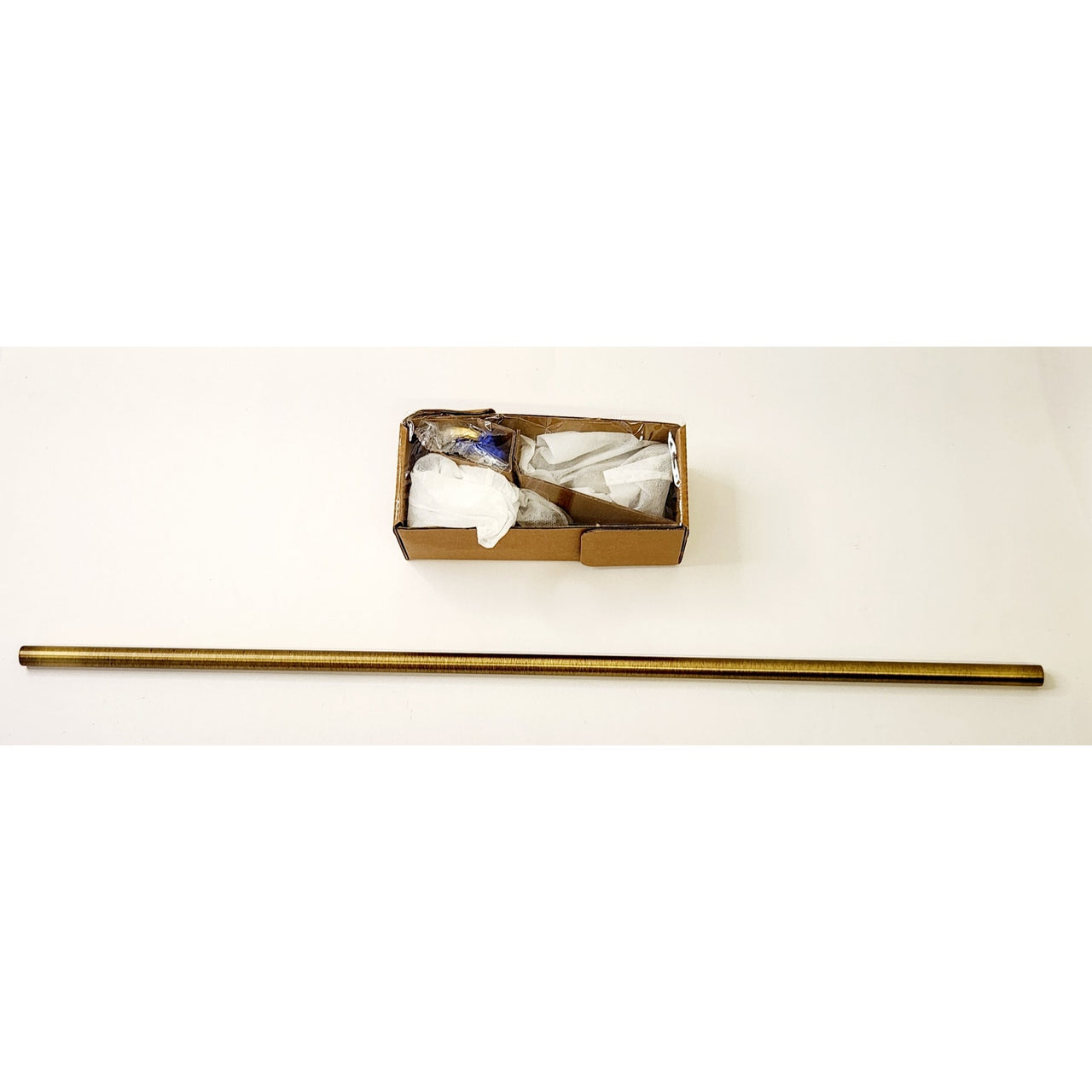 Signature Hardware 482735 Greyfield 24" Towel Bar - Aged Brass