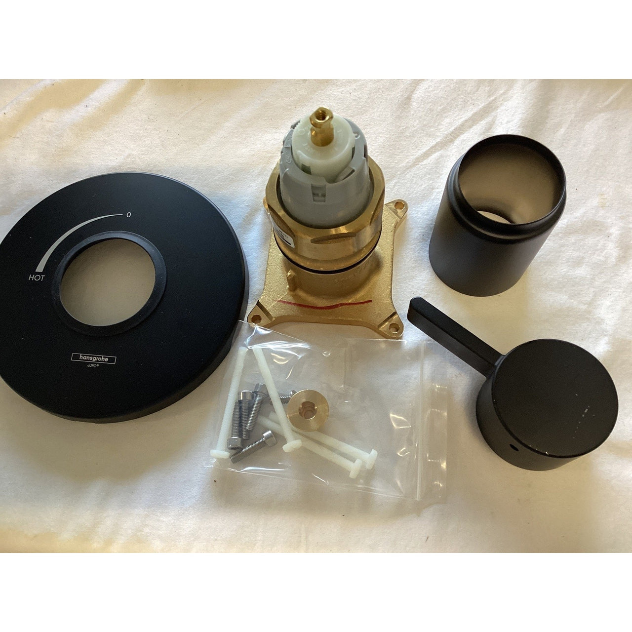 hansgrohe 15739671 Ecostat S Pressure Balance Valve Trim - Matte Black *READ