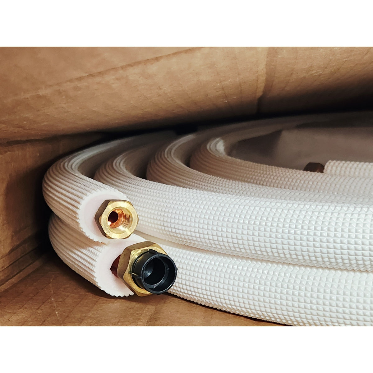 Vevor JSY-SS-SKU7 16' 1/4" and 3/8" Mini Split Line Set Air Conditioner Pipe