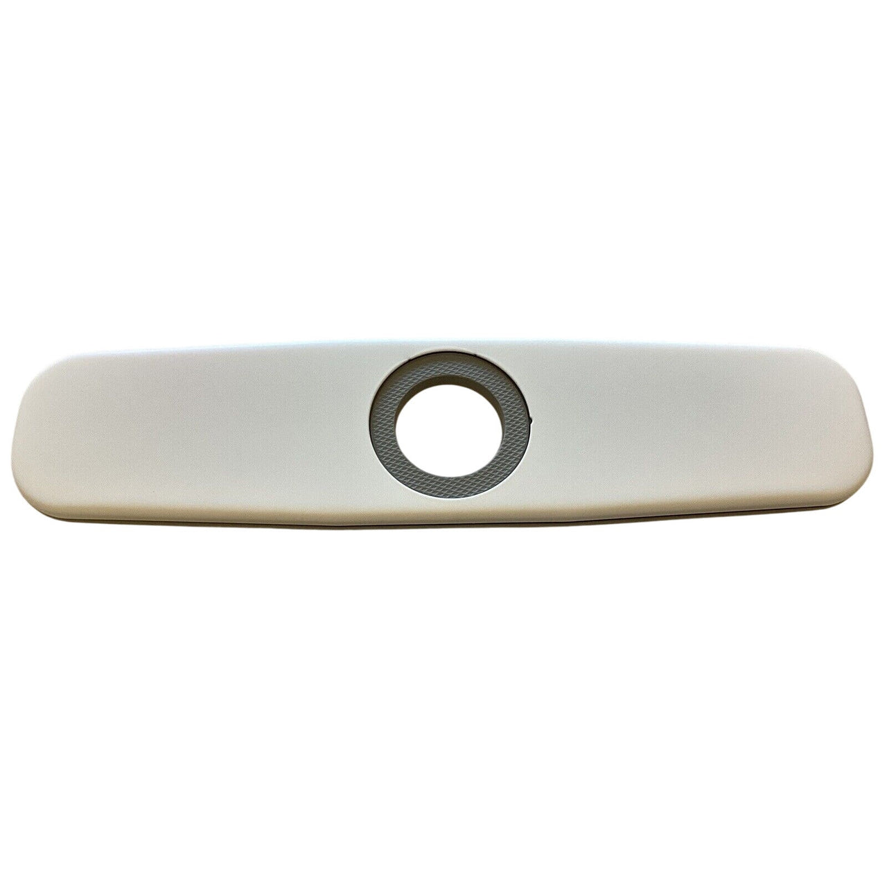 Signature Hardware OBPF1F80037MW 8" Deck Plate Escutcheon - Matte White