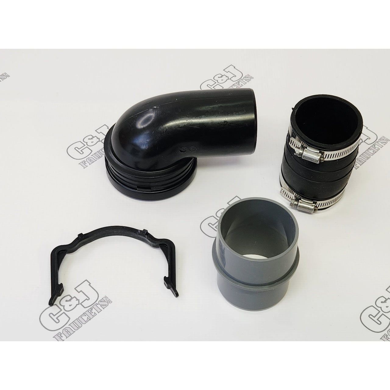 Toto THU343 2" x 4" DuoFit In Wall Tank System Drain Kit - Black