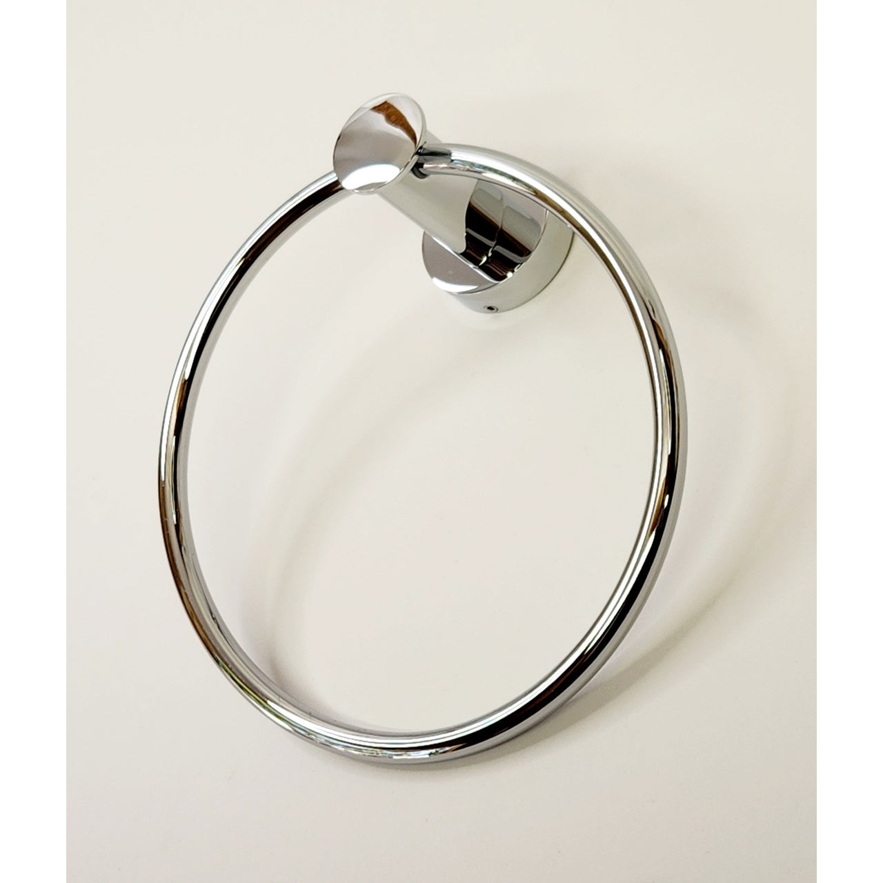 Signature Hardware 353665 Prague 8-1/2" Wall-Mounted Towel Ring - Chrome
