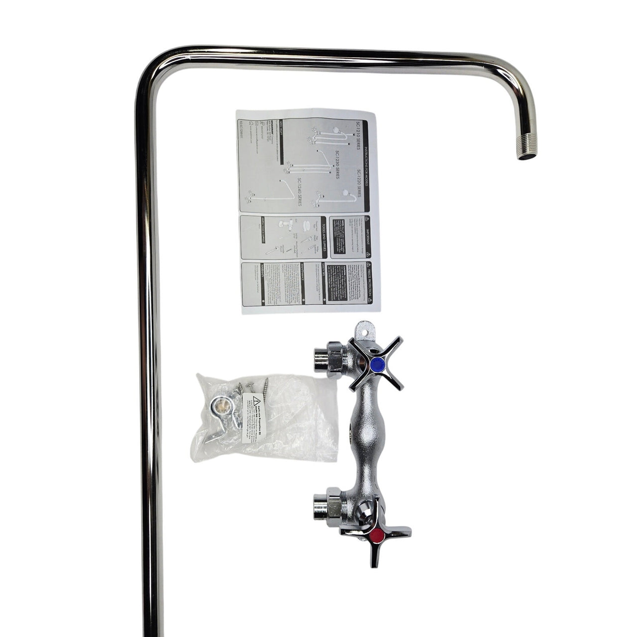 Speakman SC-1240-LH Commander Pressure Balanced Shower System -Plshd Chrome READ