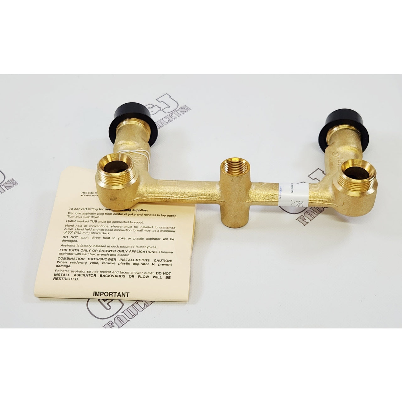 Kohler 302-K-NA Widespread 1/2" Ceramic In-Wall Two-Handle Valve System