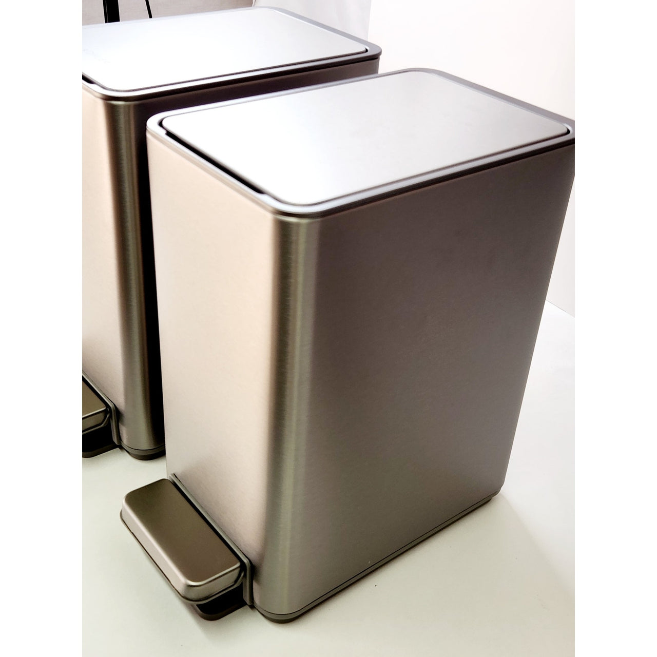 Kohler 1806340 6L Step Trash Can, 2-pack -  Stainless Steel