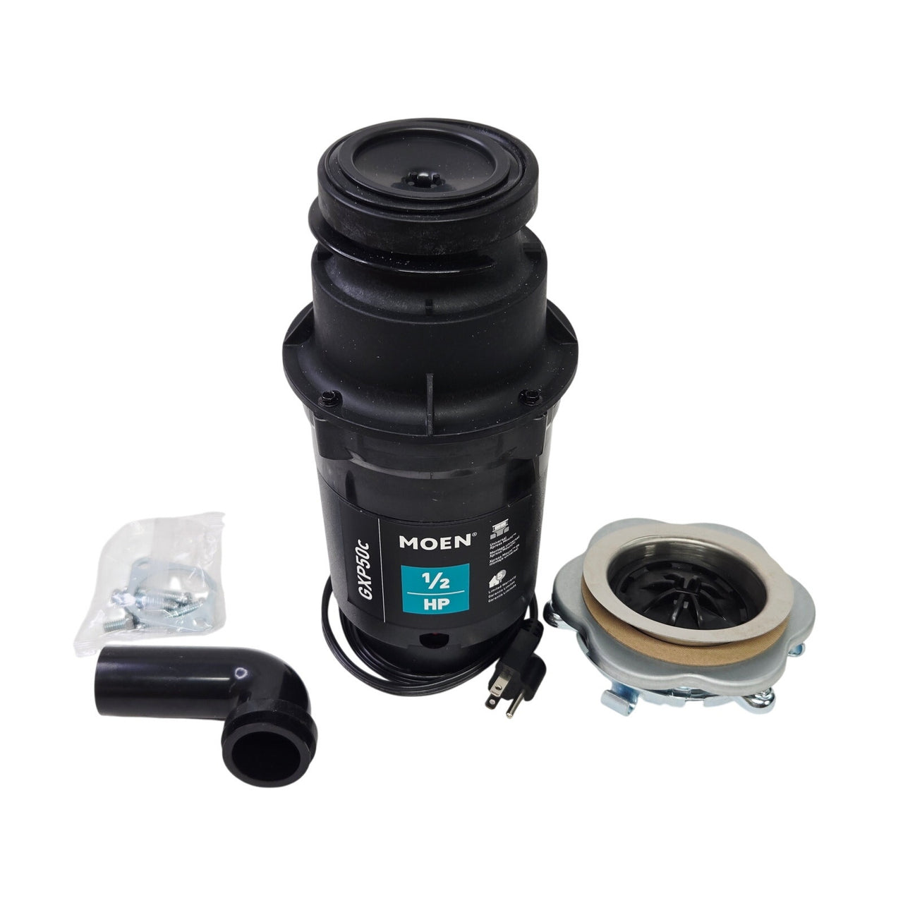 Moen GYP50C Prep Series 1/2 HP Continuous Feed Garbage Disposal, Universal Mount
