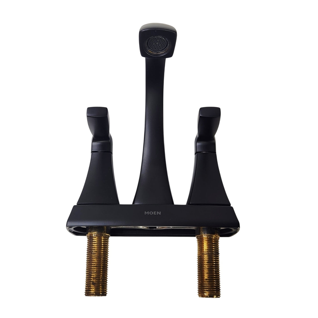 Moen 6901BL Voss Double Handle Centerset Bathroom Faucet - Matte Black READ