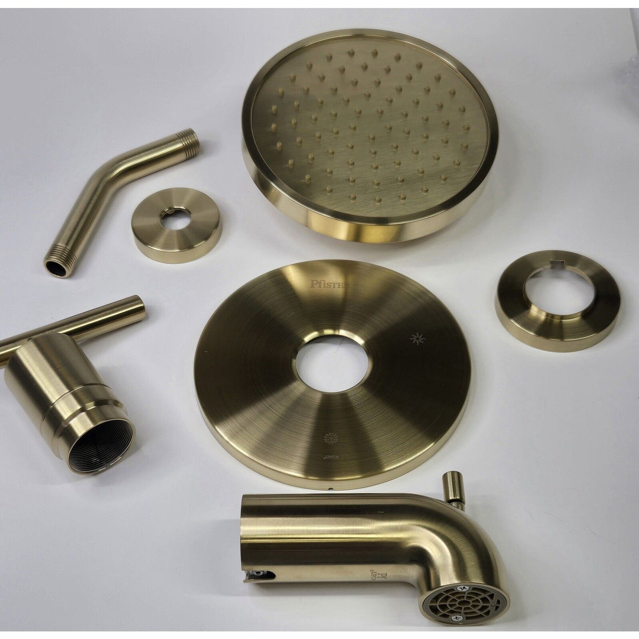 Pfister LG89-8NCBG Contempra Tub and Shower Trim, 1.75 GPM - Brushed Gold