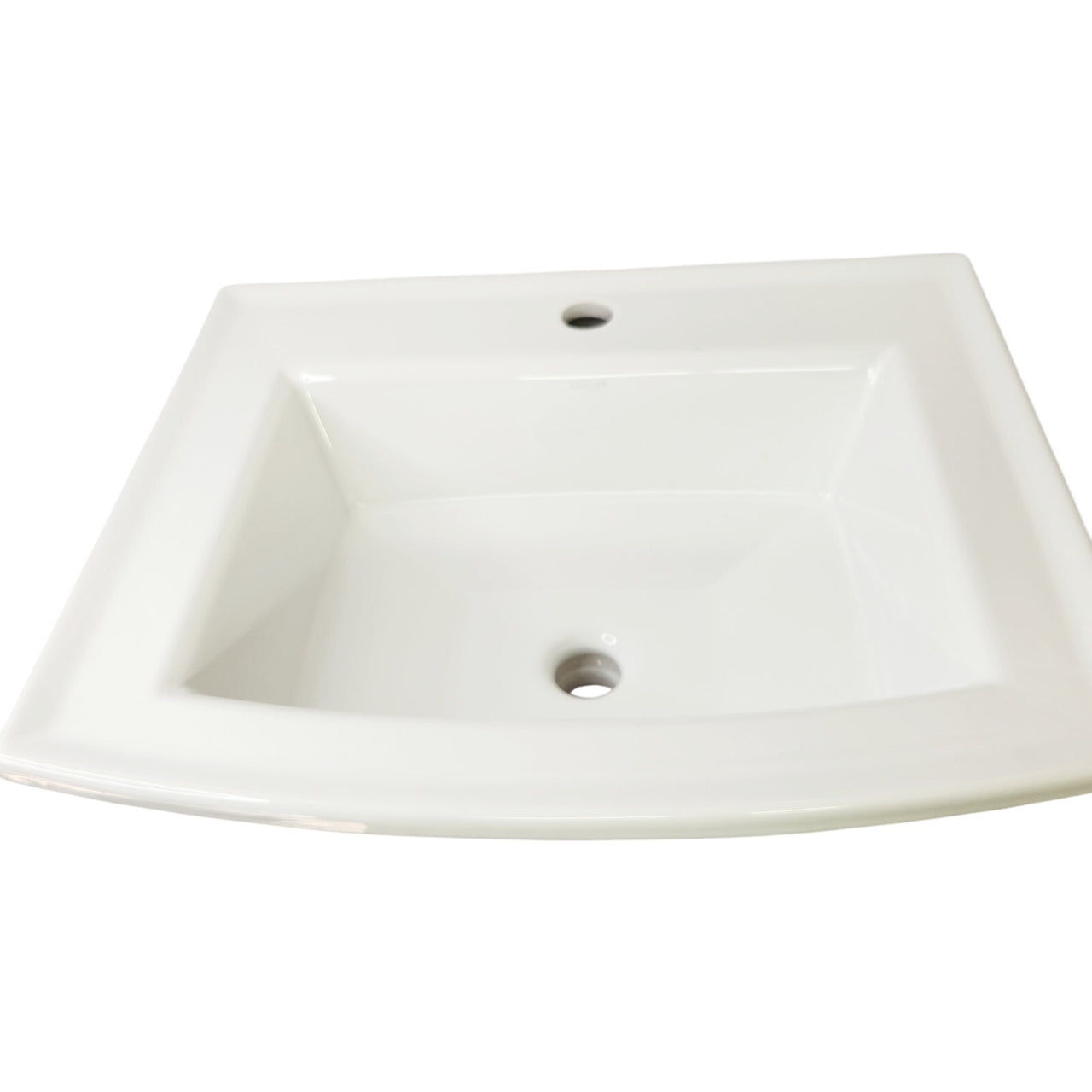 Kohler 2356-1-0 Archer 22-5/8" Drop In Bathroom Sink with Overflow - White READ