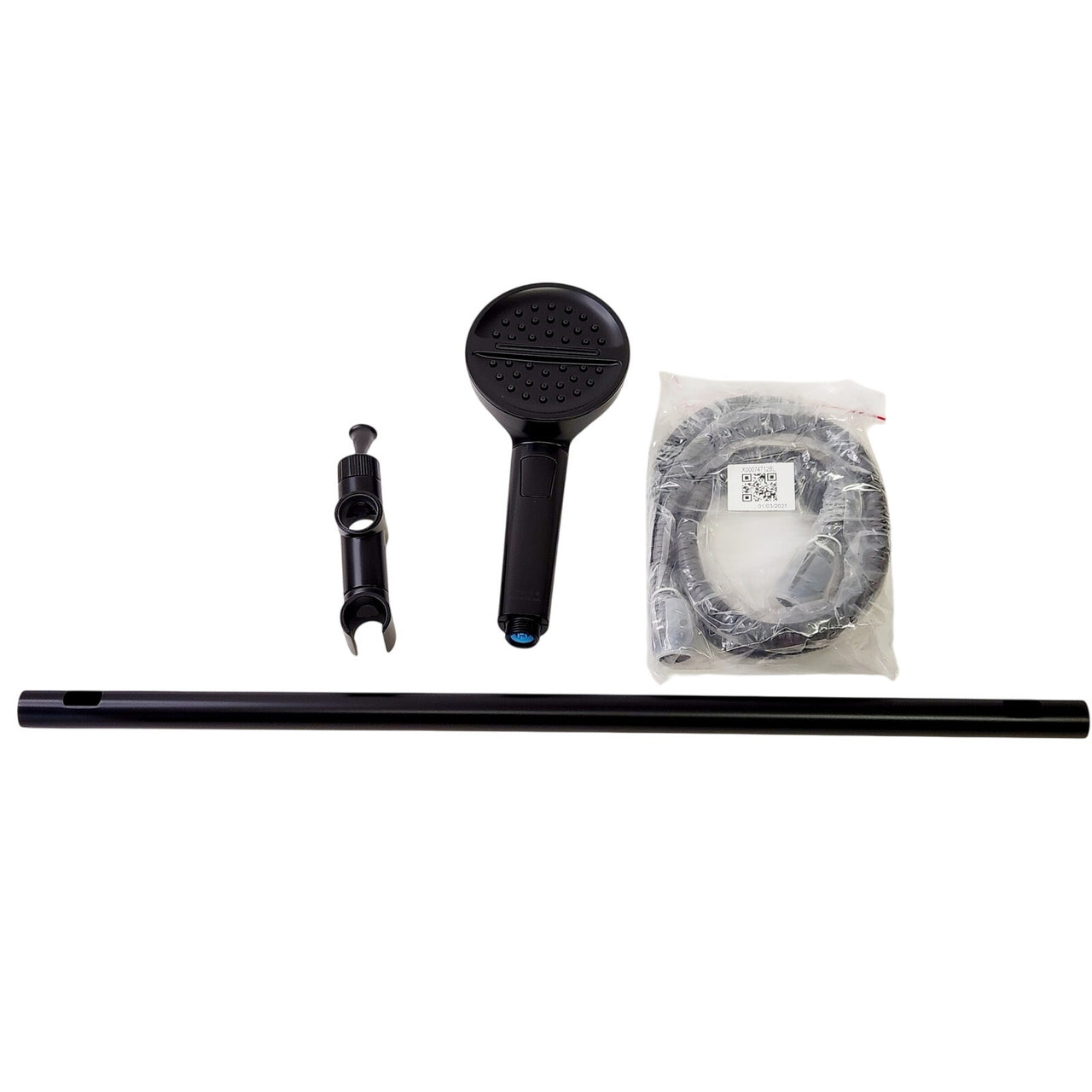 Delta 51386-BL 3-Spray Handheld Shower Head with Slide Bar - Matte Black