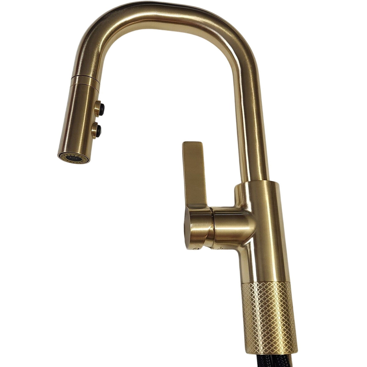 Pfister GT572-MTBG Montay 1-Handle Pull-Down Bar and Prep Faucet - Brushed Gold