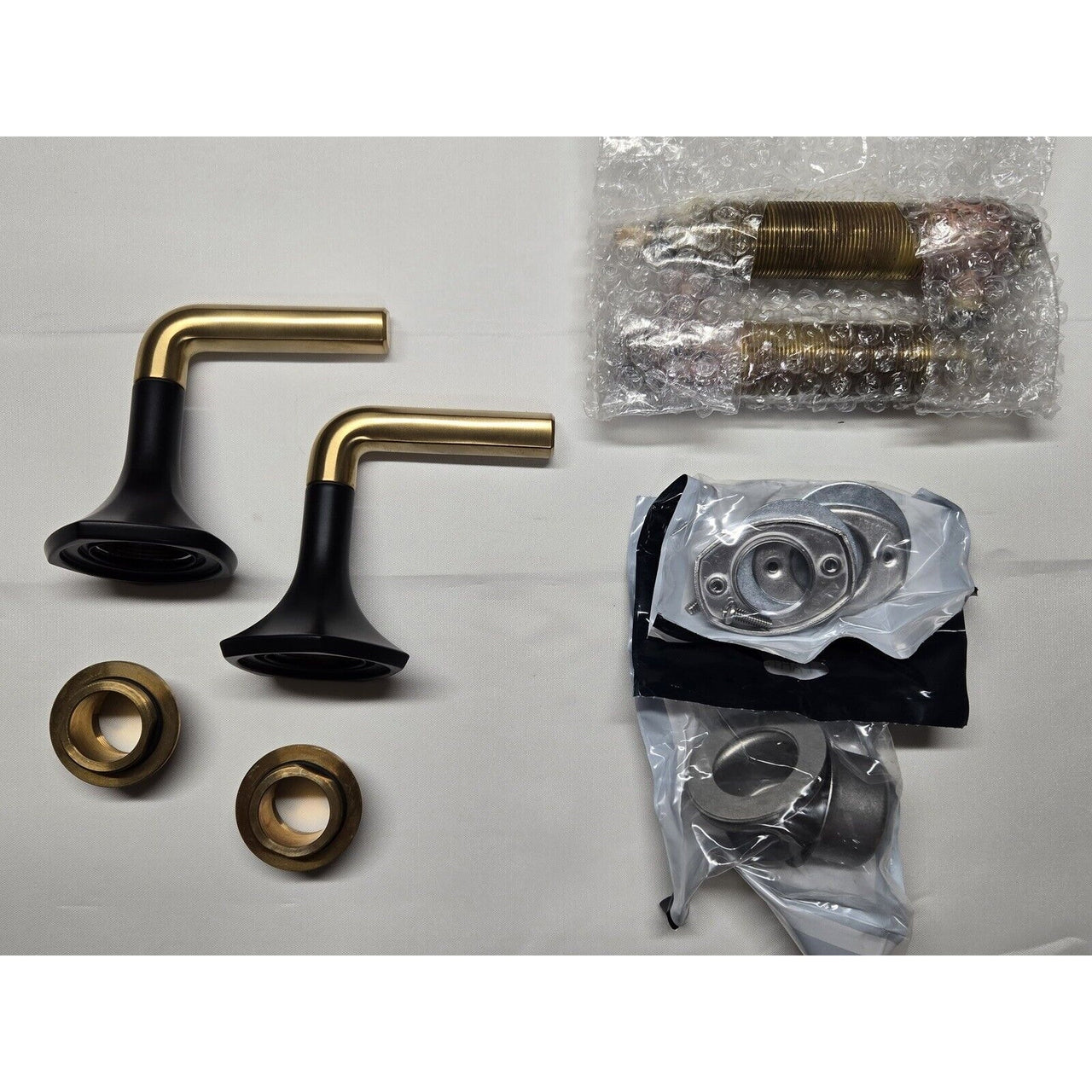 Kohler 27018-4-BMB Occasion Deck-Mount Lever Handles for Tub - Black/Gold