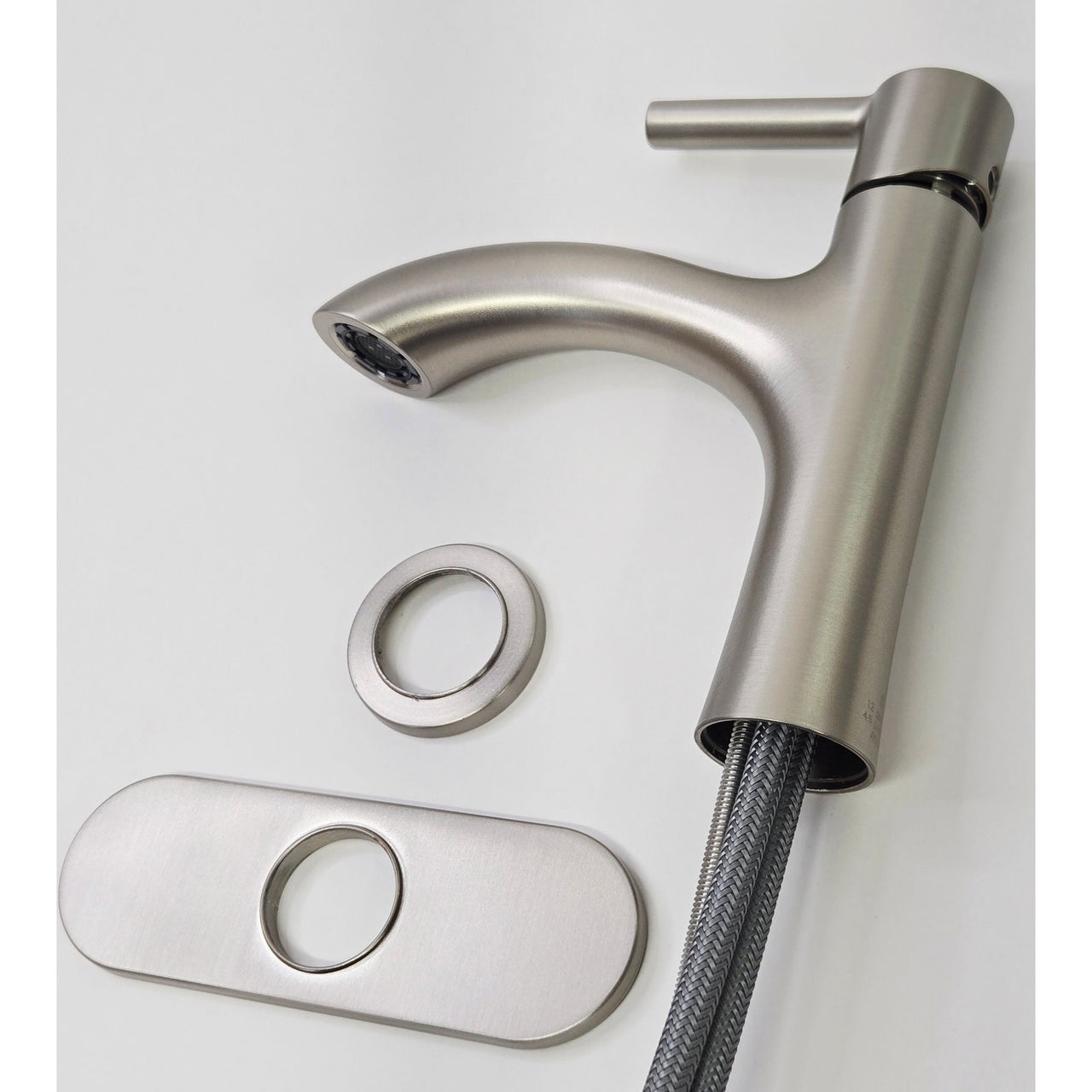Moen 84577SRN Idris One-Handle Bathroom Faucet - Spot Resist Brushed Nickel