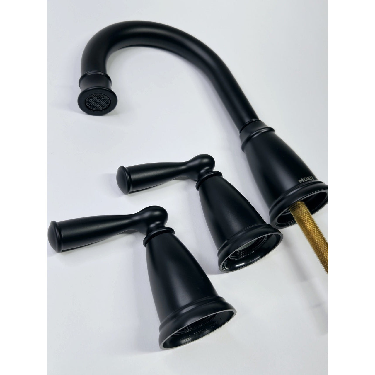 Moen 84947BL Banbury 8 in. Widespread High-Arc Bathroom Faucet - Matte Black
