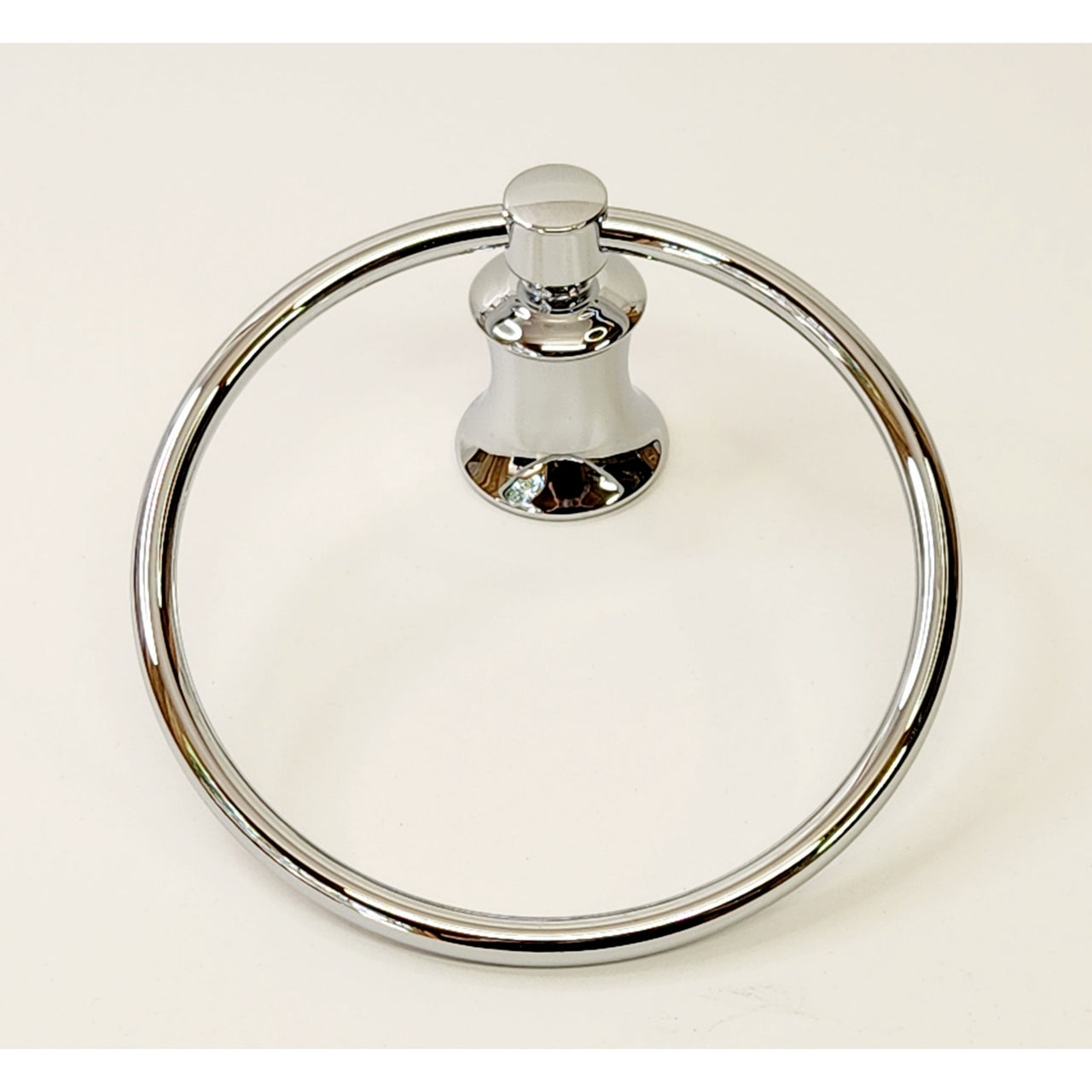 Signature Hardware 446874 Pendleton 6-1/2" Towel Ring - Polished Chrome