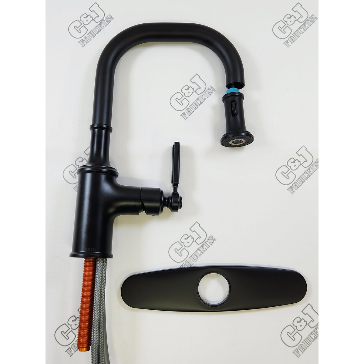 Moen 5770BL Smyth 1.5 GPM 1 Handle/2 Function Bar Faucet - Matte Black
