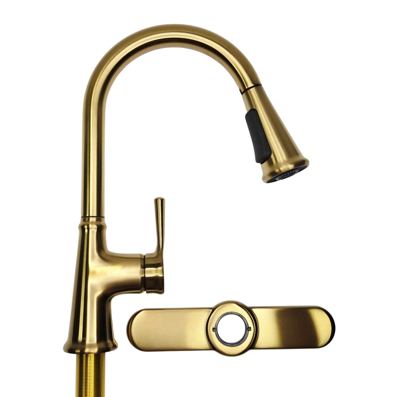 Kohler R21415-2MB Tyne Pull-Down Sprayer Kitchen Faucet - Brushed Moderne Brass