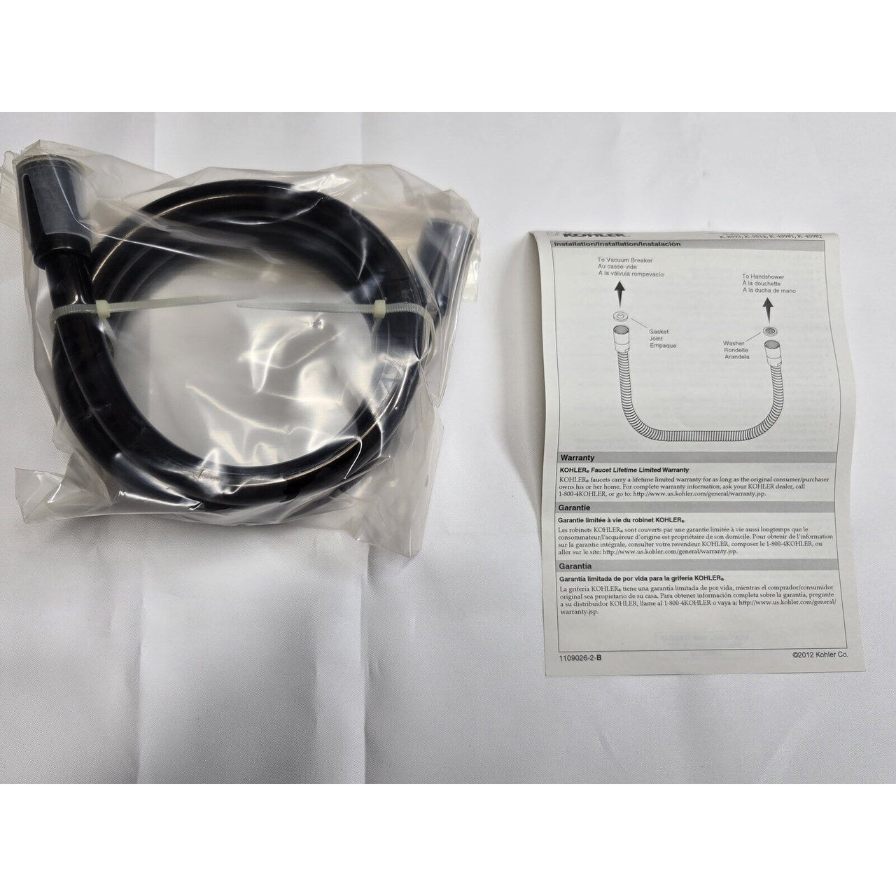 Kohler 98359-2BZ Awaken 60-Inch Smooth Shower Hose - Oil-Rubbed Bronze