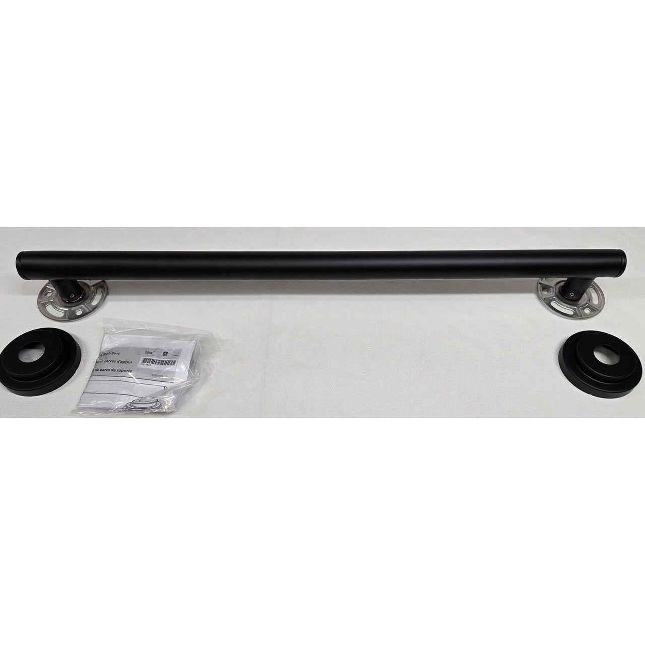 Moen YG0724BL Iso 24" Grab Bar - Matte Black