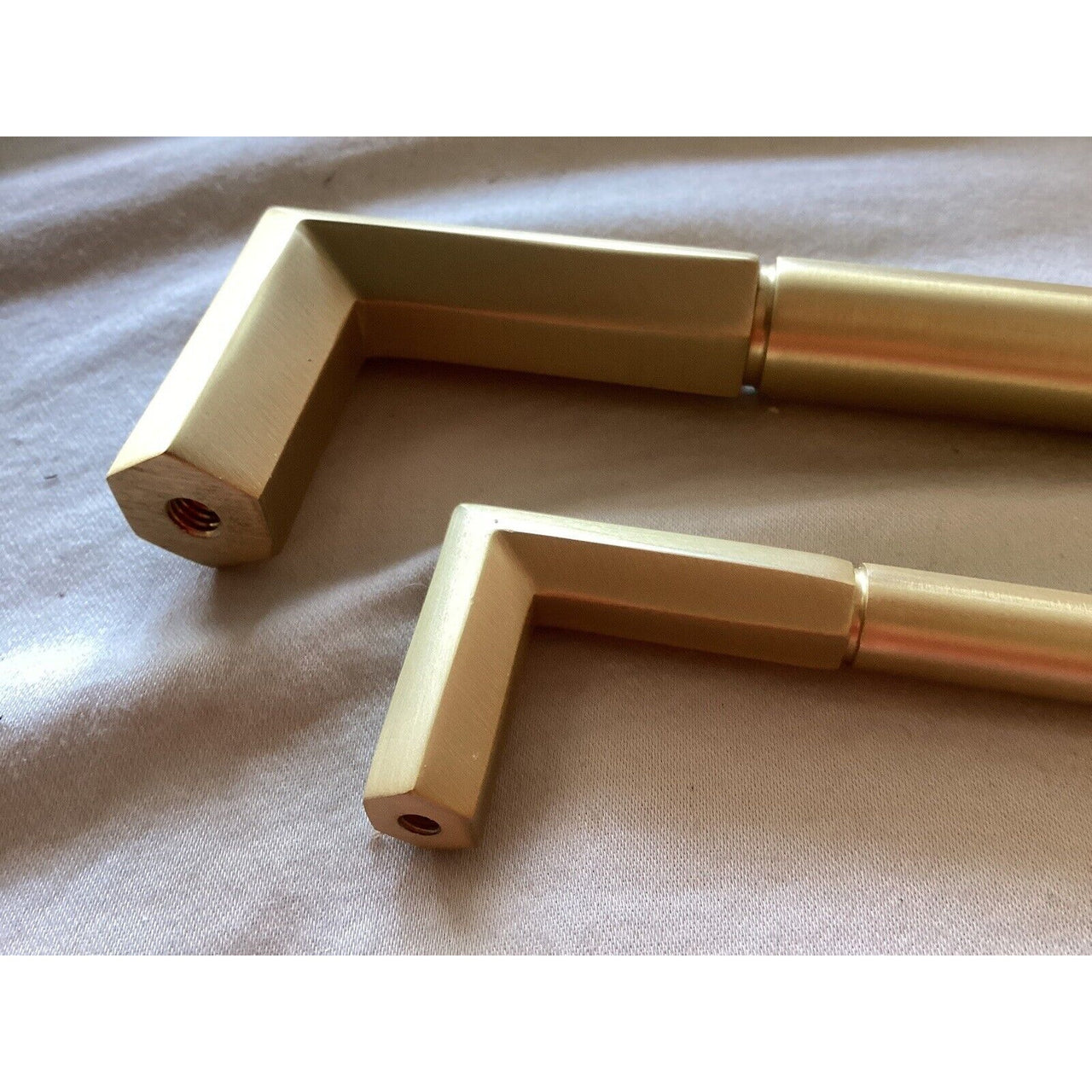 Signature Hardware 450296 12" Lunata Solid Brass Appliance Pull - Satin Brass
