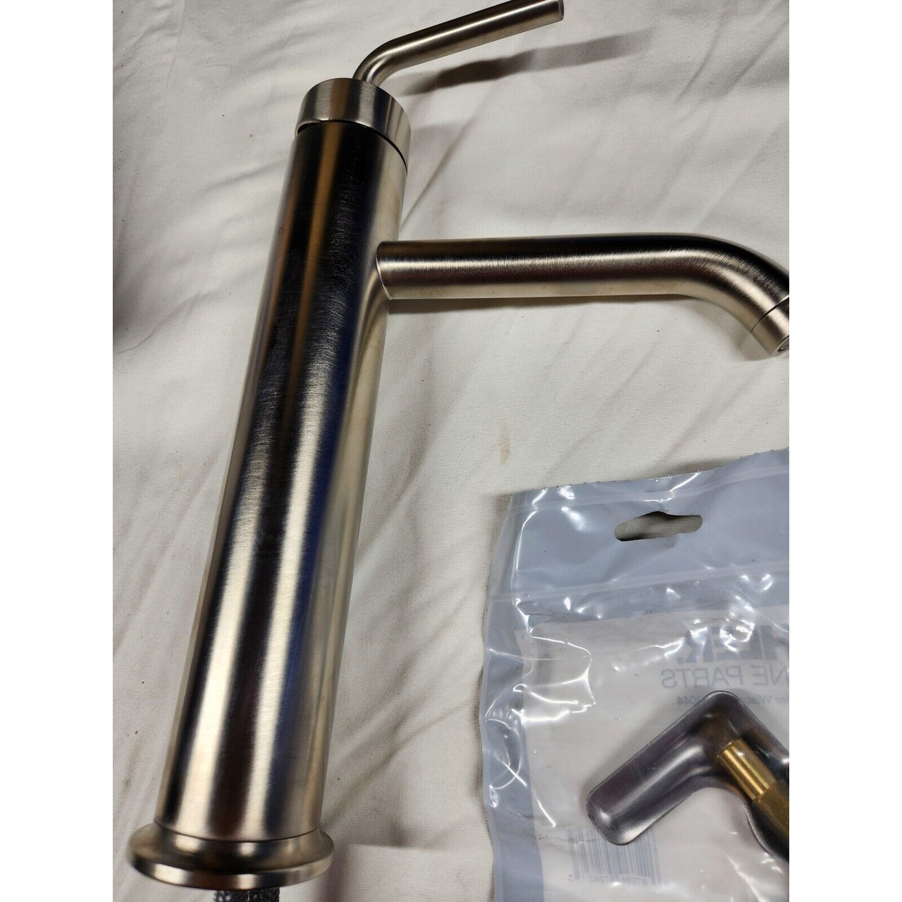 Kohler 14404-4A-BN Purist Tall Bathroom Faucet with Lever Handle- Brushed Nickel