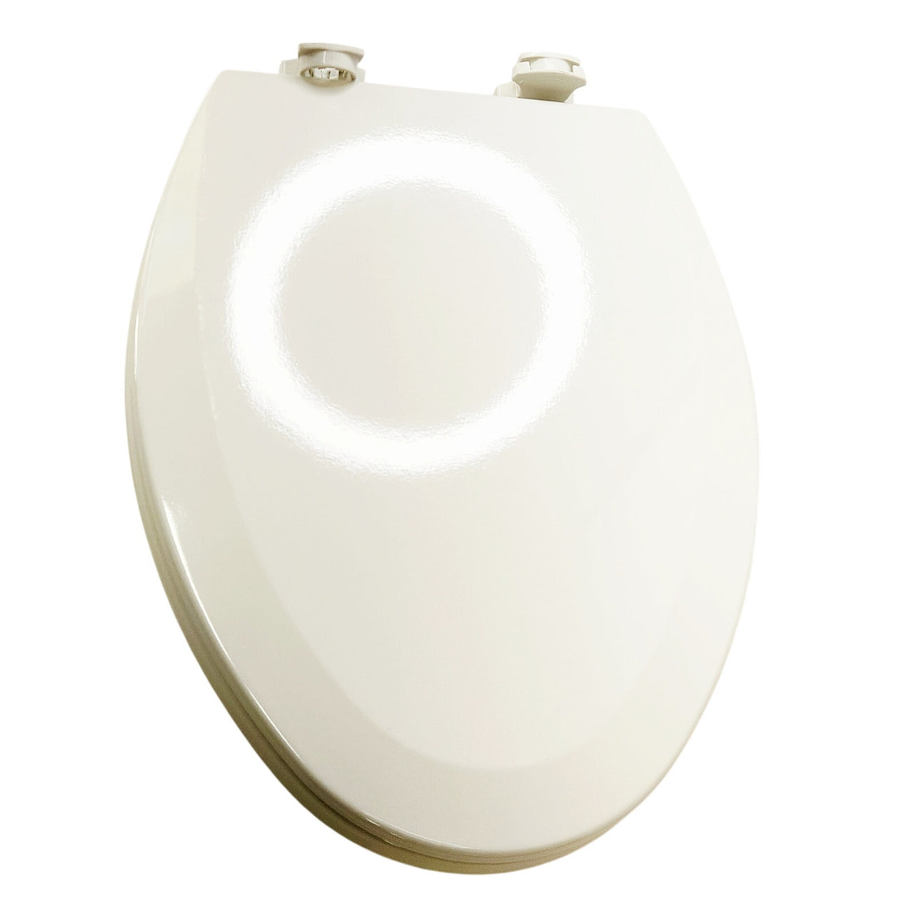 Bemis 1500EC000 Elongated Easy-Clean Enameled Wood Toilet Seat - White