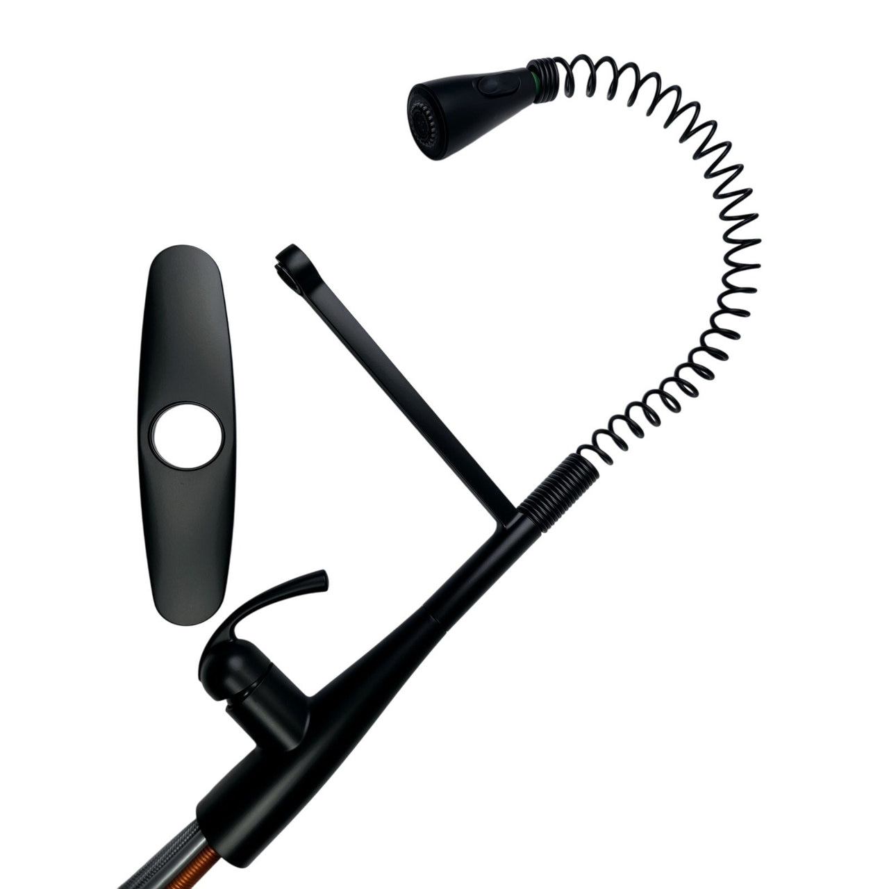 Moen 87814BL Essie Single-Handle Pulldown Sprayer Kitchen Faucet - Matte Black