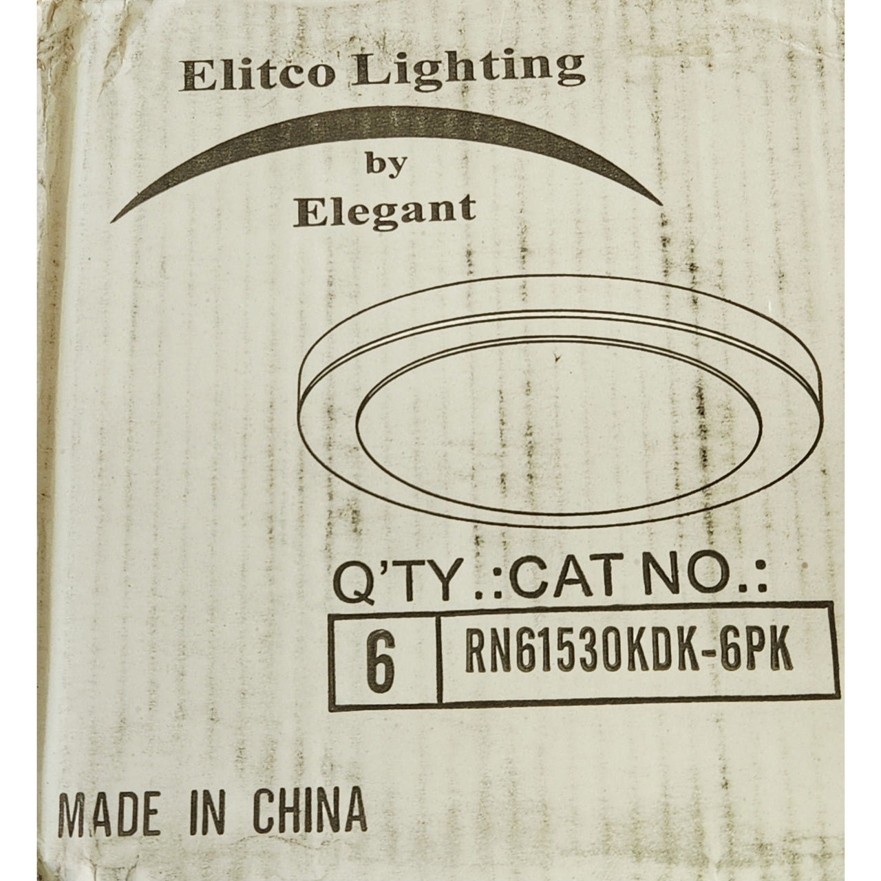 Elegant Lighting RN61530KDK-6PK Elitco 6" LED Downlight 3000K - Pack of 6