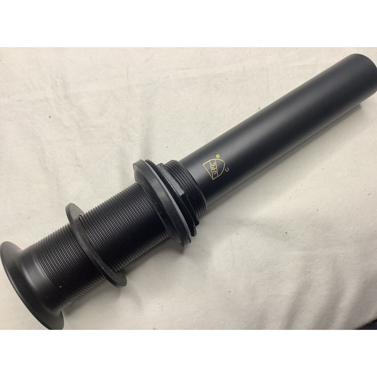 Signature Hardware 439789 Extended Press Type Pop Up Drain - Matte Black