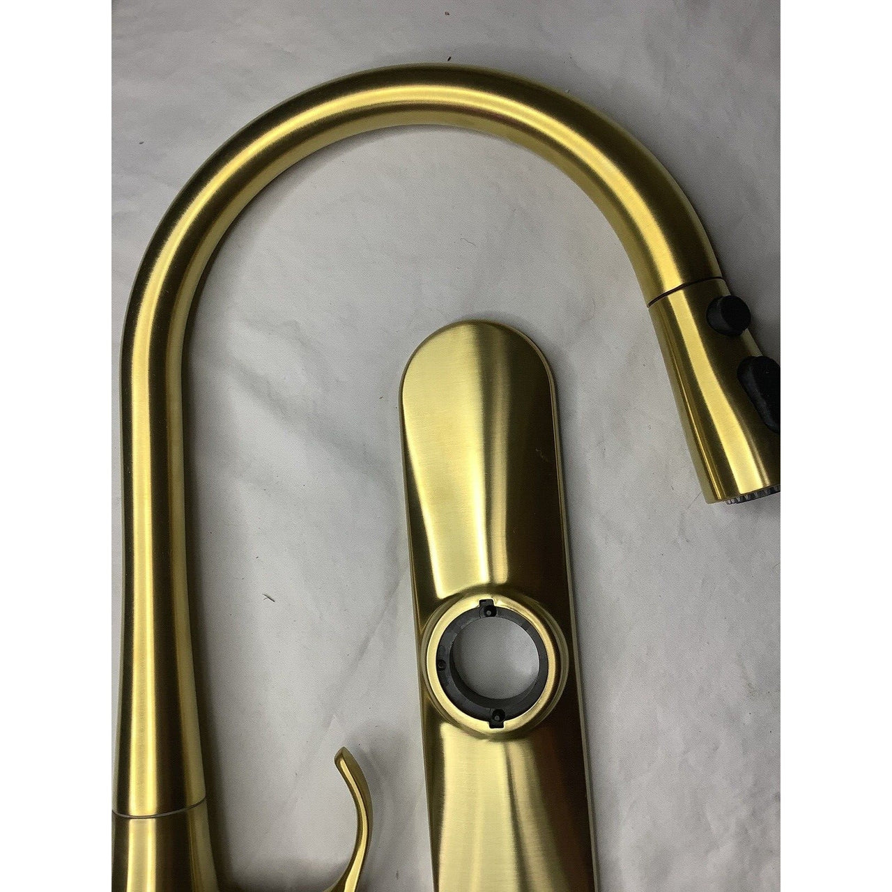 Kohler 596-2MB Simplice 3-Spray Kitchen Faucet - Vibrant Brushed Moderne Brass
