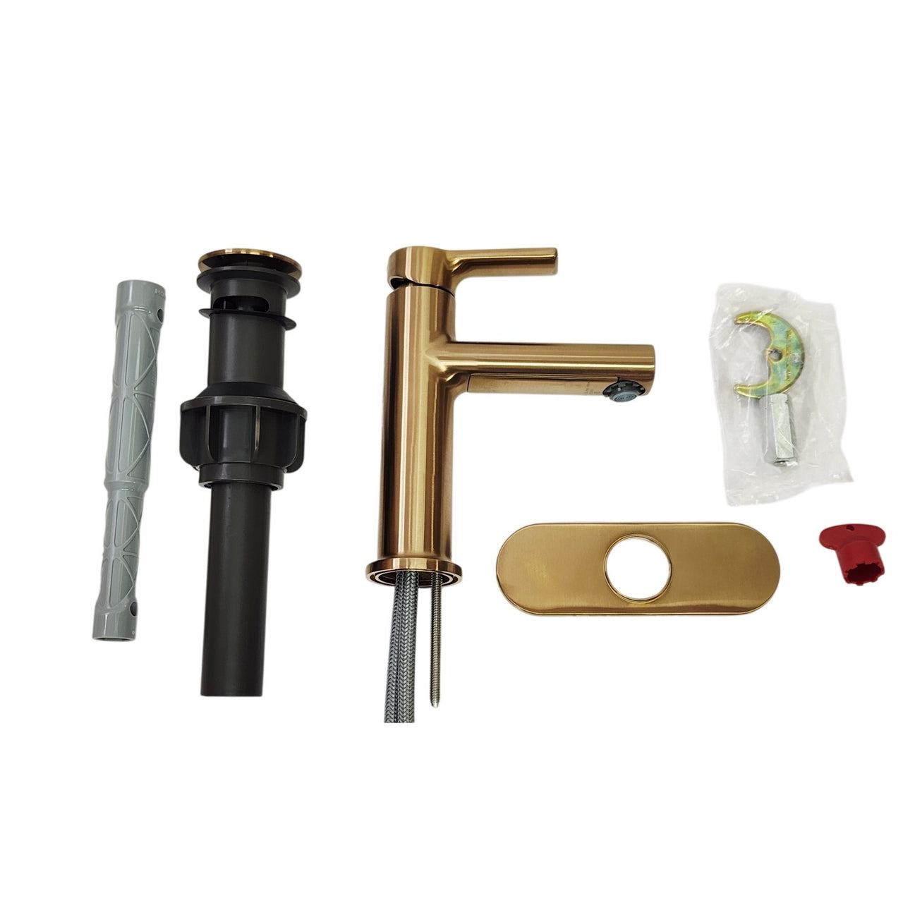 Moen 84794BZG Meena Single Hole Single-Handle Bathroom Faucet - Bronzed Gold