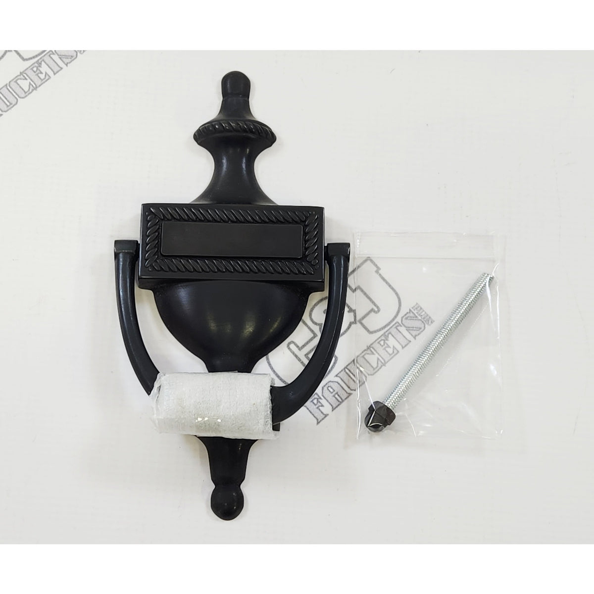 Deltana DKR75U10B Rustic Victorian 8" Door Knocker - Oil Rubbed Bronze