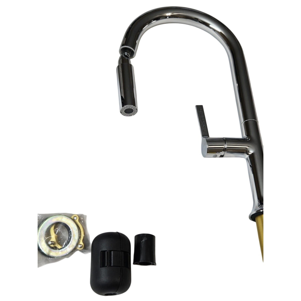 Signature Hardware 450079 Bok Pull Down Kitchen Faucet, 1.8 GPM - Chrome