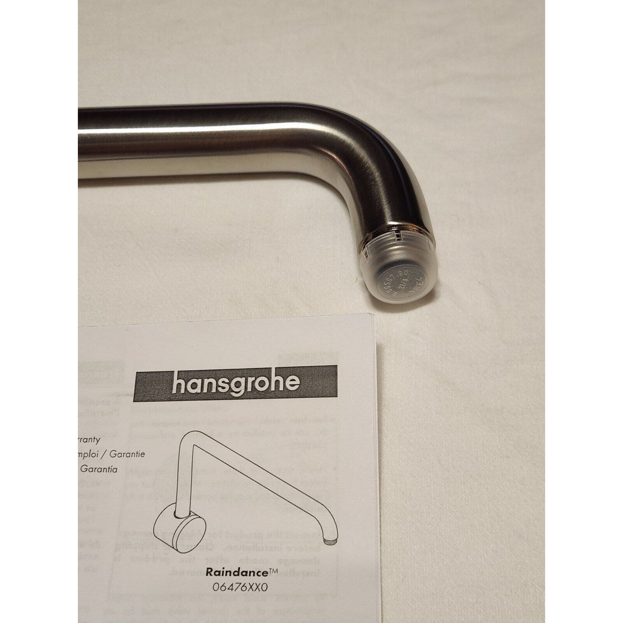 hansgrohe 06476820 Raindance 16" Modern Rotating Shower Arm - Brushed Nickel