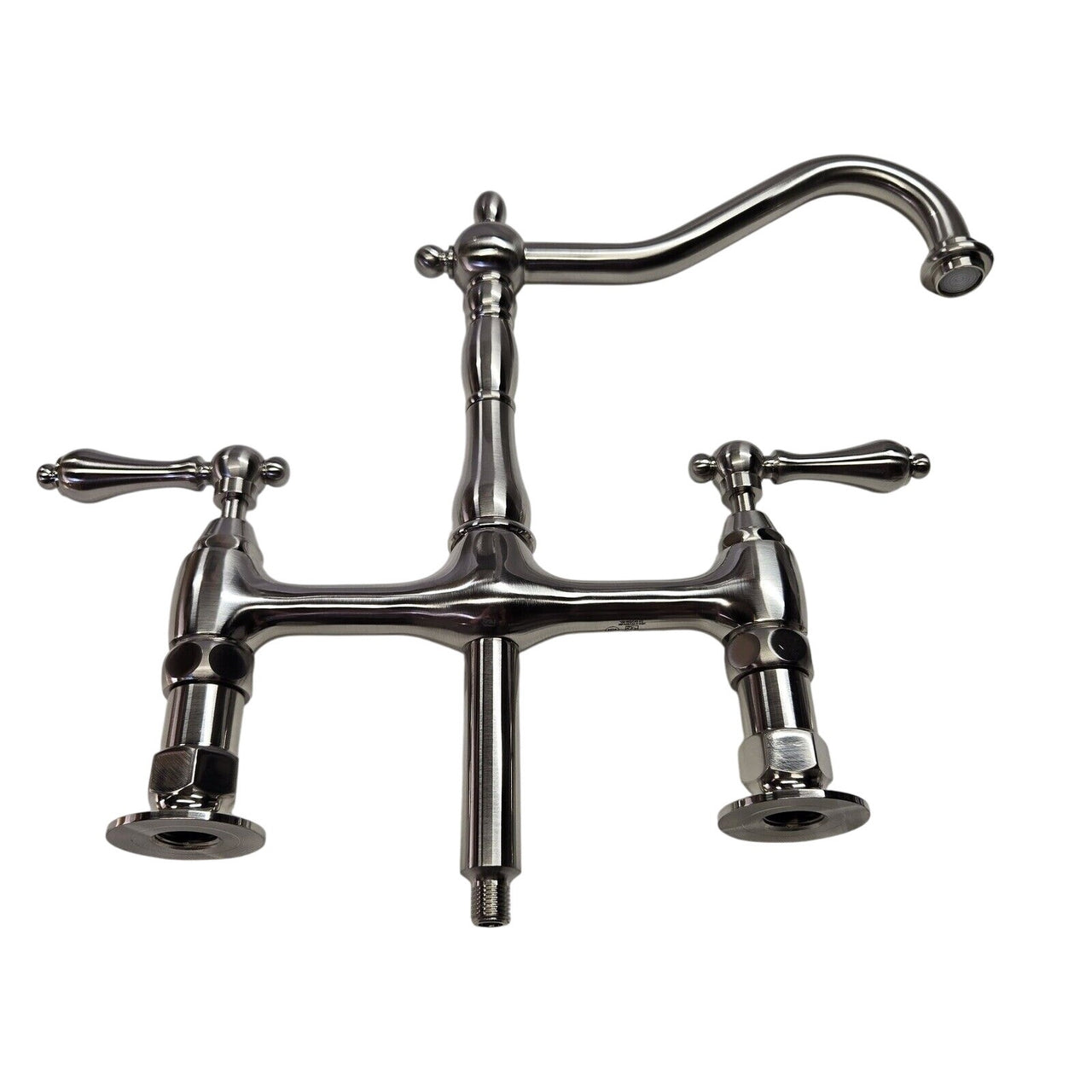 Signature Hardware 329238 Bellevue Bridge Kitchen Faucet - Brushed Nickel *READ