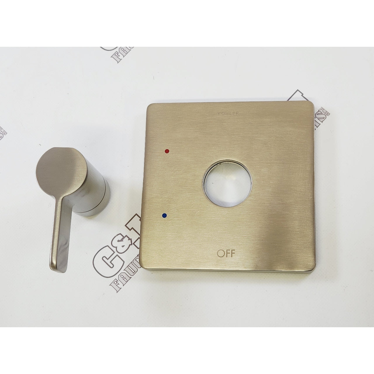 Kohler TS23501-4-BN Parallel Rite-Temp Shower Valve Trim - Brushed Nickel READ