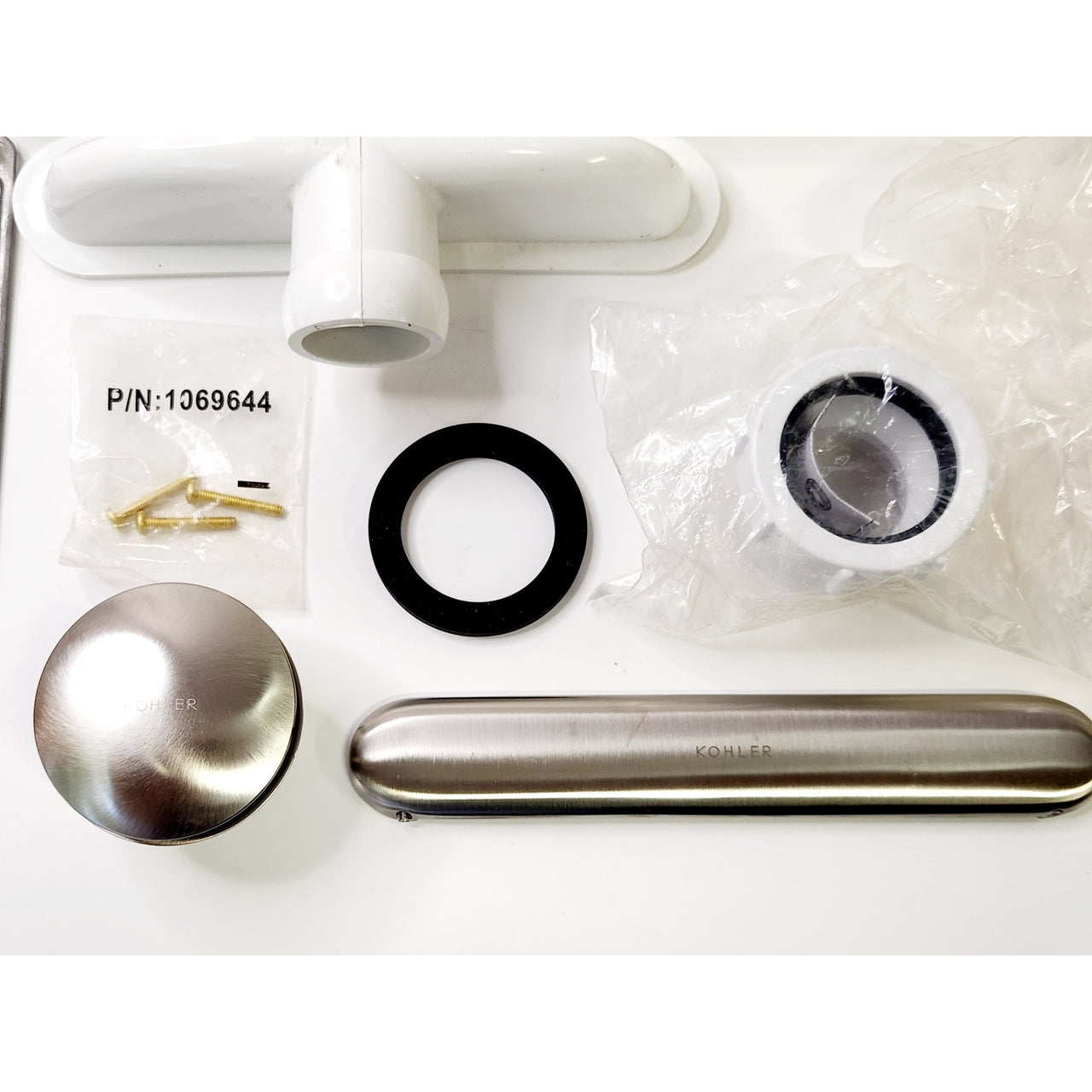 Kohler 7272-BN Clearflo Tub Drain w/Slotted Overflow - Vibrant Brush Nickel READ