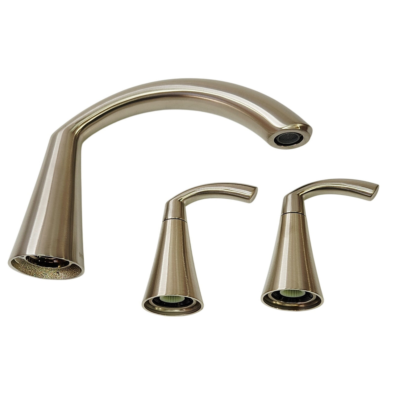 Moen T373BN Glyde Deck Mounted Roman Tub Filler - Brushed Nickel