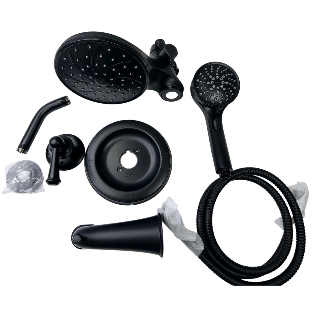 Moen 82611BL Brecklyn Single Handle 6-Spray Tub and Shower Faucet - Matte Black