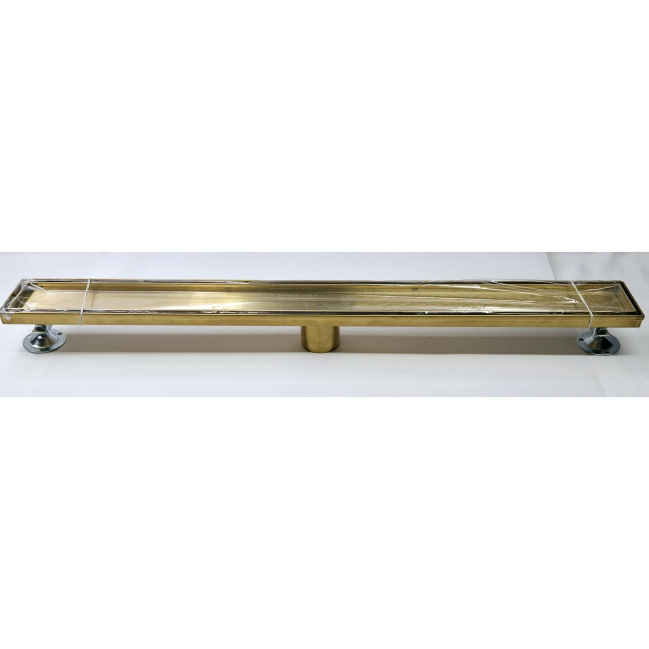 Signature Hardware 443319 Cohen 32" Linear Tile-In Shower Drain - Polished Brass