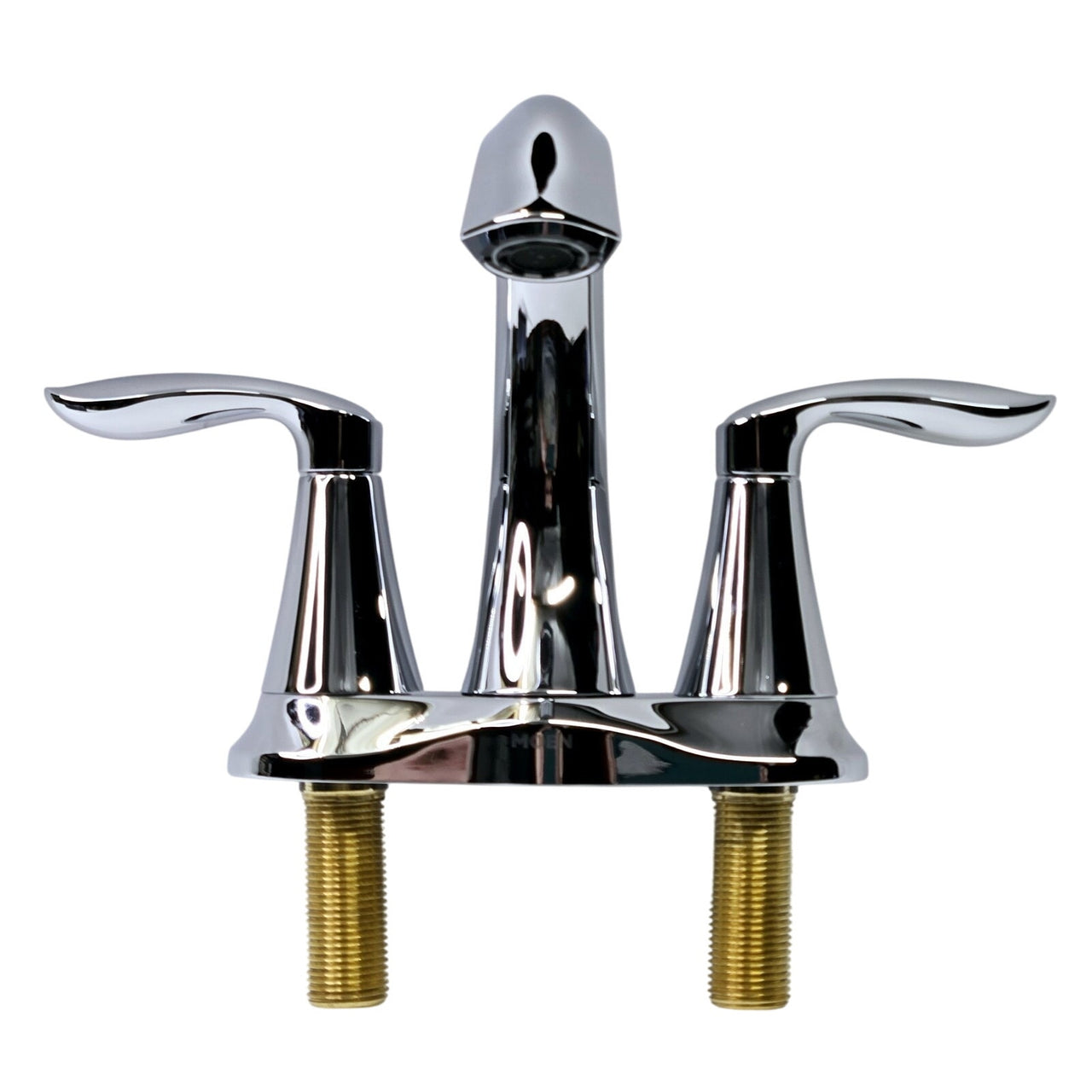 Moen 6410 Eva 4" Centerset 2-Handle High-Arc Bathroom Faucet - Chrome
