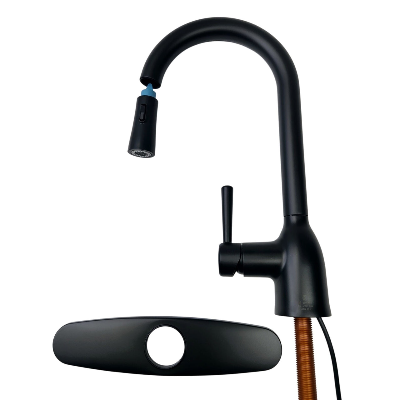 Moen 87233EWBL Adler Touchless Pull-Down Sprayer Kitchen Faucet - Matte Black