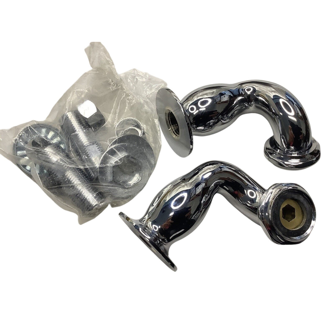 Signature Hardware 154424 4" S-Type Deck Coupler - Chrome