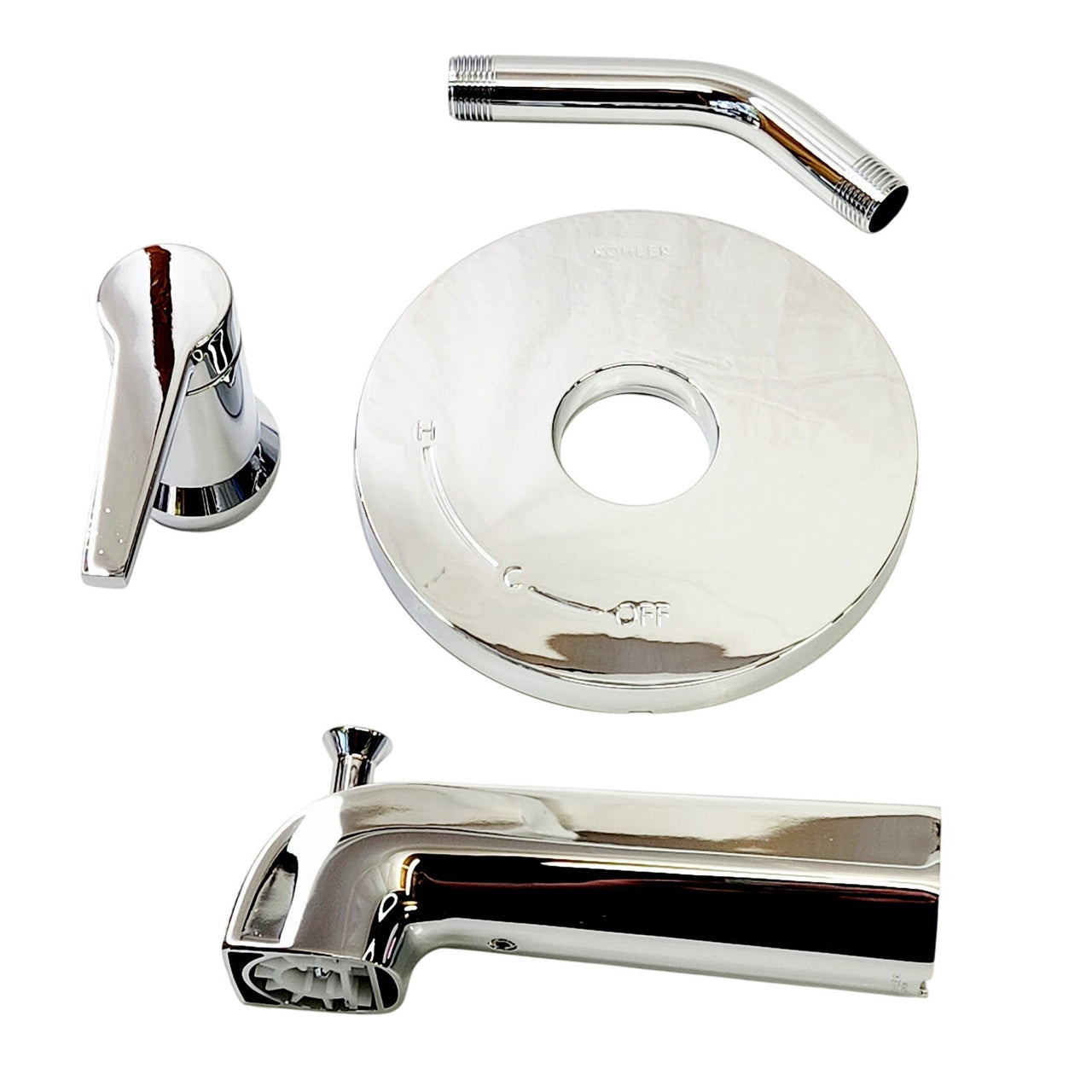 Kohler TLS97074-4-CP Pitch Bath and Shower Trim Kit - Polished Chrome READ