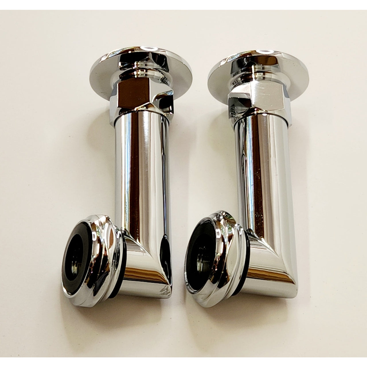 Signature Hardware 419416 4" Deck Mount Couplers - Polished Chrome READ