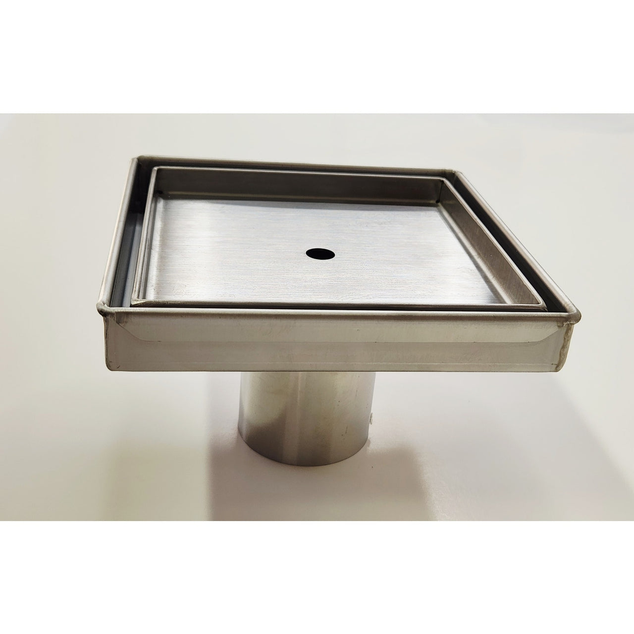 Alfi ABSD55A 5"x5" Square Tile Insert Shower Drain w/2" Outlet - Stainless Steel